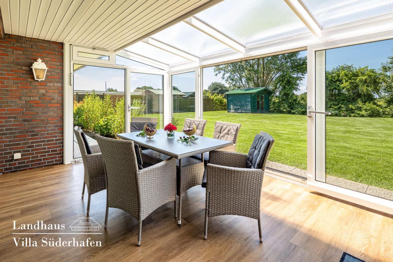 Landhaus Villa Suederhafen - Kleiner Luxus Nordstrand Zewnętrze zdjęcie